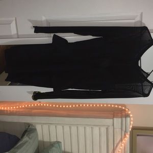 Bebe fancy black dress size S